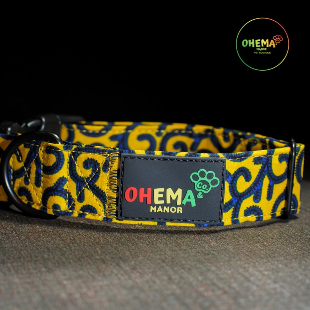 Dexter (African Print) Dog Collars